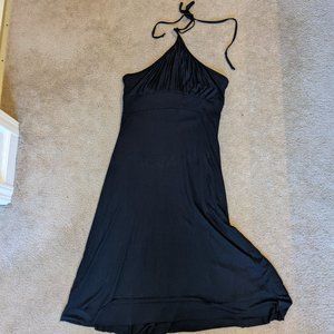 Black Express Halter Dress
